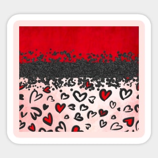 Glitter Love Sticker